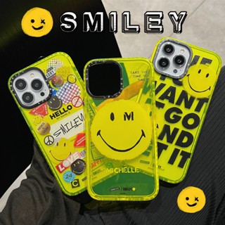 MFD CASE.TIFY air cushion phone case for iphone 14 14Plus 14pro 14promax 13 13pro 13promax 12 12pro 12promax 11 11pro 11promax silicagel case phone x xr xsmax 7+ 8plus Yellow case Cartoon Cute phone case smile