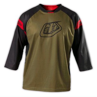 เสื้อกีฬาแขนยาว ลายทีมแข่ง TLD Downhill 3/4 สําหรับจักรยานเสือภูเขา