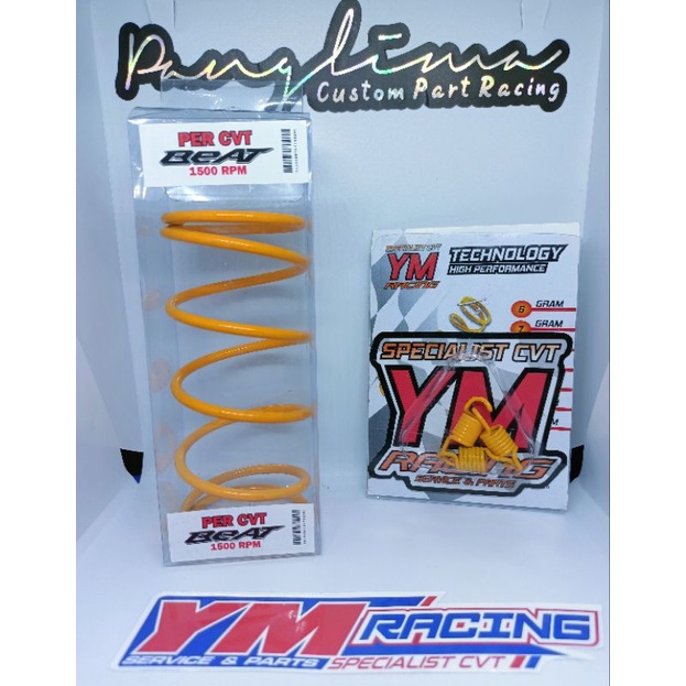 1500RPM CVT Spring + 1500RPM สปริงคลัตช์คู่ YM RACING ALL MATIC | CVT CVT CVT