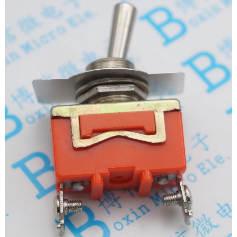 E-ten1021 สวิตช์ปุ่มเขย่าหัวโยก 2 Pins 2 Gears 15A 250V - รูปที่ 2