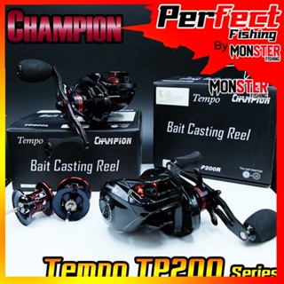 รอกหยดน้ำ CHAMPION TEMPO TP200R/TP200L หมุนขวา/หมุนซ้าย (สีดำ-แดง)