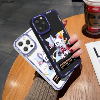 Infinix Smart 5 Zero X Neo Hot 8 Pro สำหรับ Cartoon Space Rabbit เคส เคสโทรศัพท์ เคสมือถือ Full Cover Shell Shockproof Back Cover Protective Cases