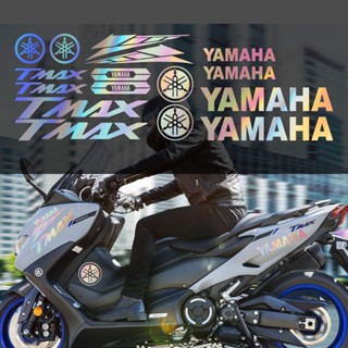 สติกเกอร์สะท้อนแสง กันน้ํา ลายโฮโลแกรม สําหรับติดตกแต่งรถจักรยานยนต์ YAMAHA TMAX