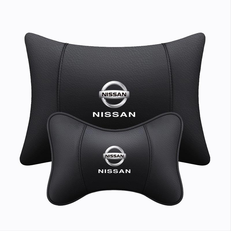 Nissan หมอนรองคอสําหรับ Almera Xtrail Navara Teana Car Seat Headrest Lumbar Support Pillow หมอนรองคอรถยนต์ หมอนรองเอว หมอนที่นั่งอัตโนมัติ