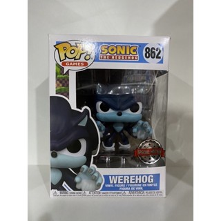 Funko Pop Sonic The Hedgehog Werehog Exclusive 862 กล่องมีรอยยับ