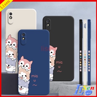 【พร้อมสายคล้อง】เคส redmi 9A redmi 8 redmi 8a 9 9C 10a 9T 7 เคสโทรศัพท์มือถือ ลายสุนัขน่ารัก สําหรับ gg