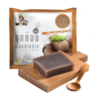 MOKI บุกก้อนผสมสาหร่าย 200 กรัม (FK0070-1) บุกก้อน ไม่มีแป้ง บุกเพื่อสุขภาพ คีโต konjac Cake with Seaweed