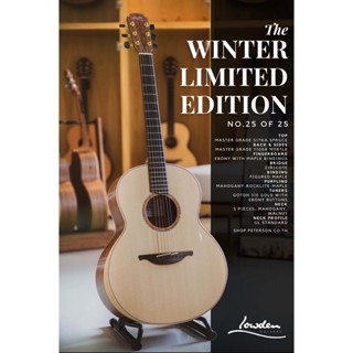 กีตาร์โปร่ง Lowden F-50 Winter Limited Edition ( Sitka Spruce / Tiger Myrtle ) พร้อมเคส