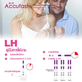 ACCUFAST 30แถบ แผ่นตรวจไข่ตก LH ที่ตรวจไข่ตก/ตรวจไข่ตก/ชุดตรวจไข่ตก เพิ่มอัตราการตั้งครรภ์