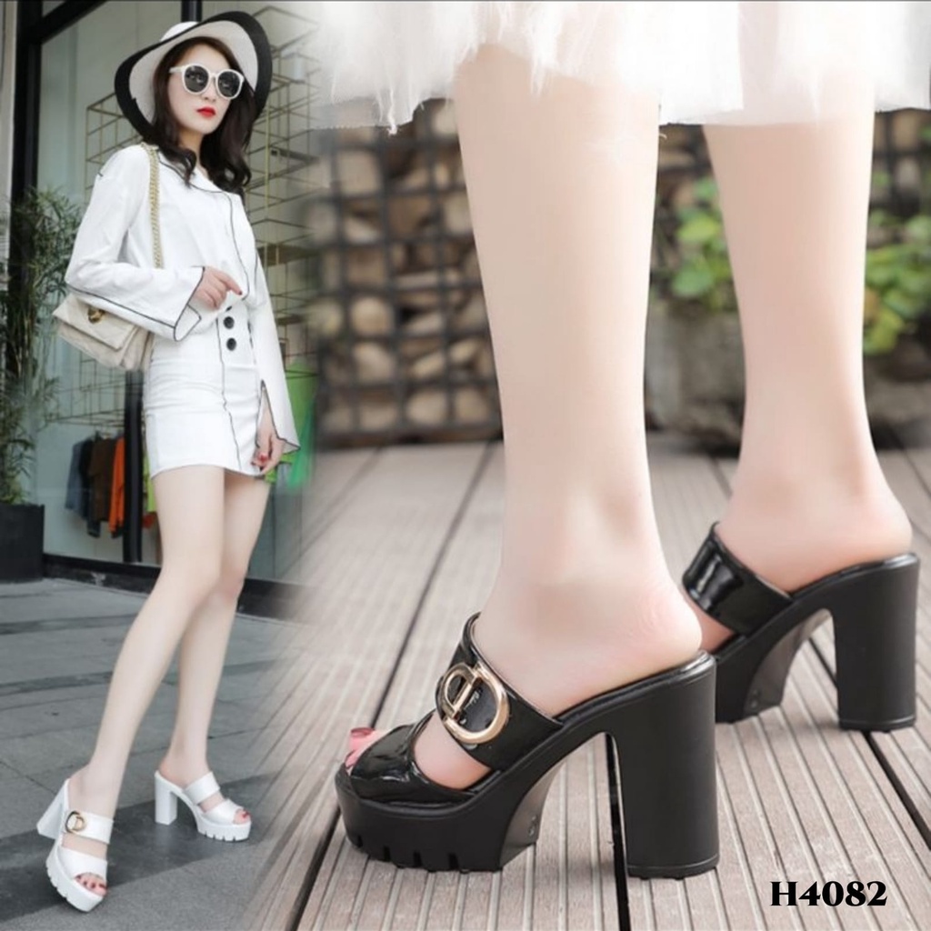 CDY Heels Wedges Platform รองเท้าเกาหลี H4082