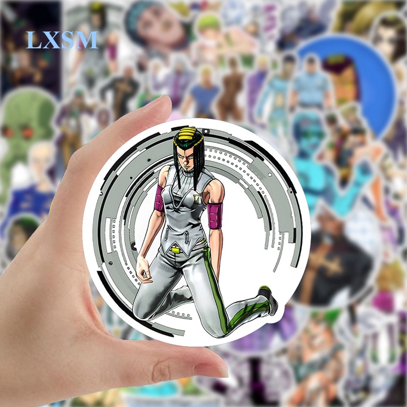 50pcs/set Anime Jojo Bizarre Adventure Graffiti Stickers Guitar