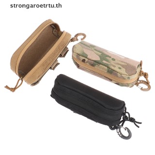 Strongaroetrtu กล่องเก็บแว่นตากันแดด แบบแขวน อุปกรณ์เสริม สําหรับกลางแจ้ง 1 ชิ้น