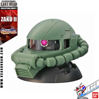 BANDAI GASHAPON EXCEED MODEL ZAKU HEAD 1 MS-06F ZAKU II โมเดล หัวซาคุ VCA GUNDAM