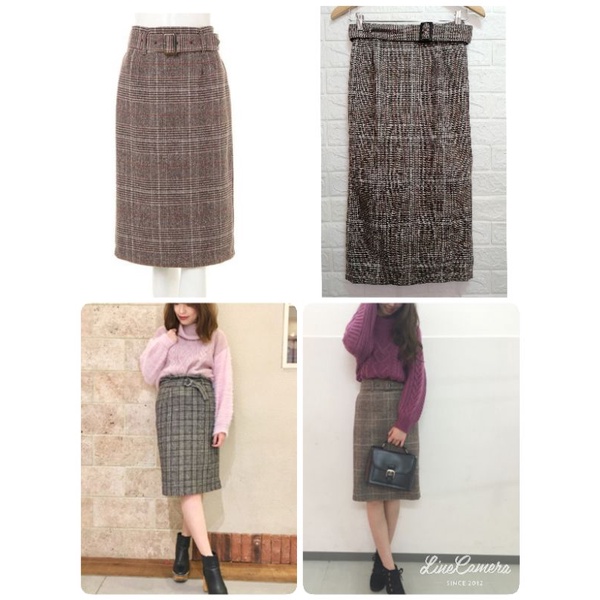 Mskถ1(15)กระโปรง​GRLมีเข็มขัด