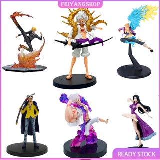 ใหม่ โมเดลฟิกเกอร์ One Piece GK Sun God Nika Gear 5 Luffy Anime Portgas D Ace Trafalgar Law สําหรับตกแต่ง