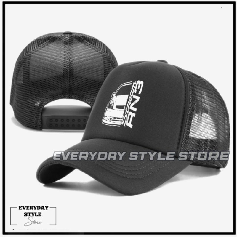 Honda Stream RN 3 Mesh Trucker Hat / Honda Stream Car Hat