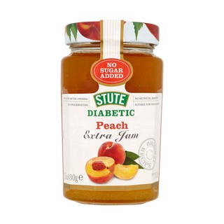 Stute - Peach extra jam 430g. No sugar added