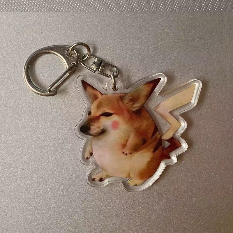 พวงกุญแจ จี้อะคริลิค รูปตัว D Shiba Inu ขนาด 4-5 ซม. สําหรับห้อยกระเป๋า ราคา ถูกที่สุด ดีลบีเคเค แกลเลอรีภาพที่ 8