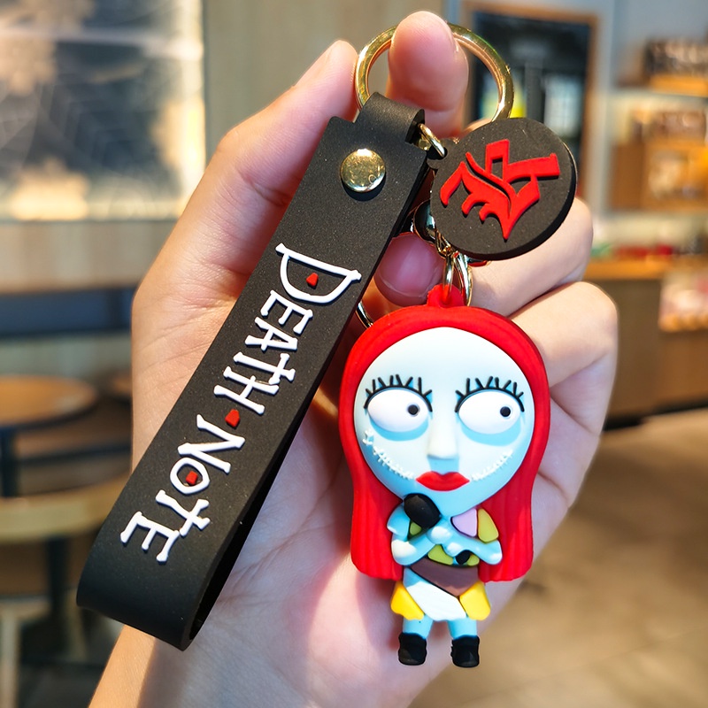 Ag พวงกุญแจ PVC ลายการ์ตูนอนิเมะ The Nightmare Before Christmas สําหรับห้อยกระเป๋า
