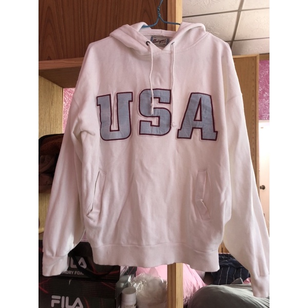 เสื้อฮู้ดสเวตเตอร์ usa มือสอง