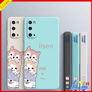 【พร้อมสายคล้อง】 เคส Samsung S20 Samsung S20 Fe S10 Plus S20 Samsung S9 Plus S20 Plus S20 เคสโทรศัพท์มือถือ ลายสุนัขน่ารัก สําหรับ gg