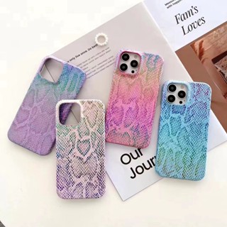 เคสโทรศัพท์มือถือ ลายหนังงู คุณภาพสูง สําหรับ iphone14 13 Pro Max 12 Pro 11 Pro Max XS XR XS Max