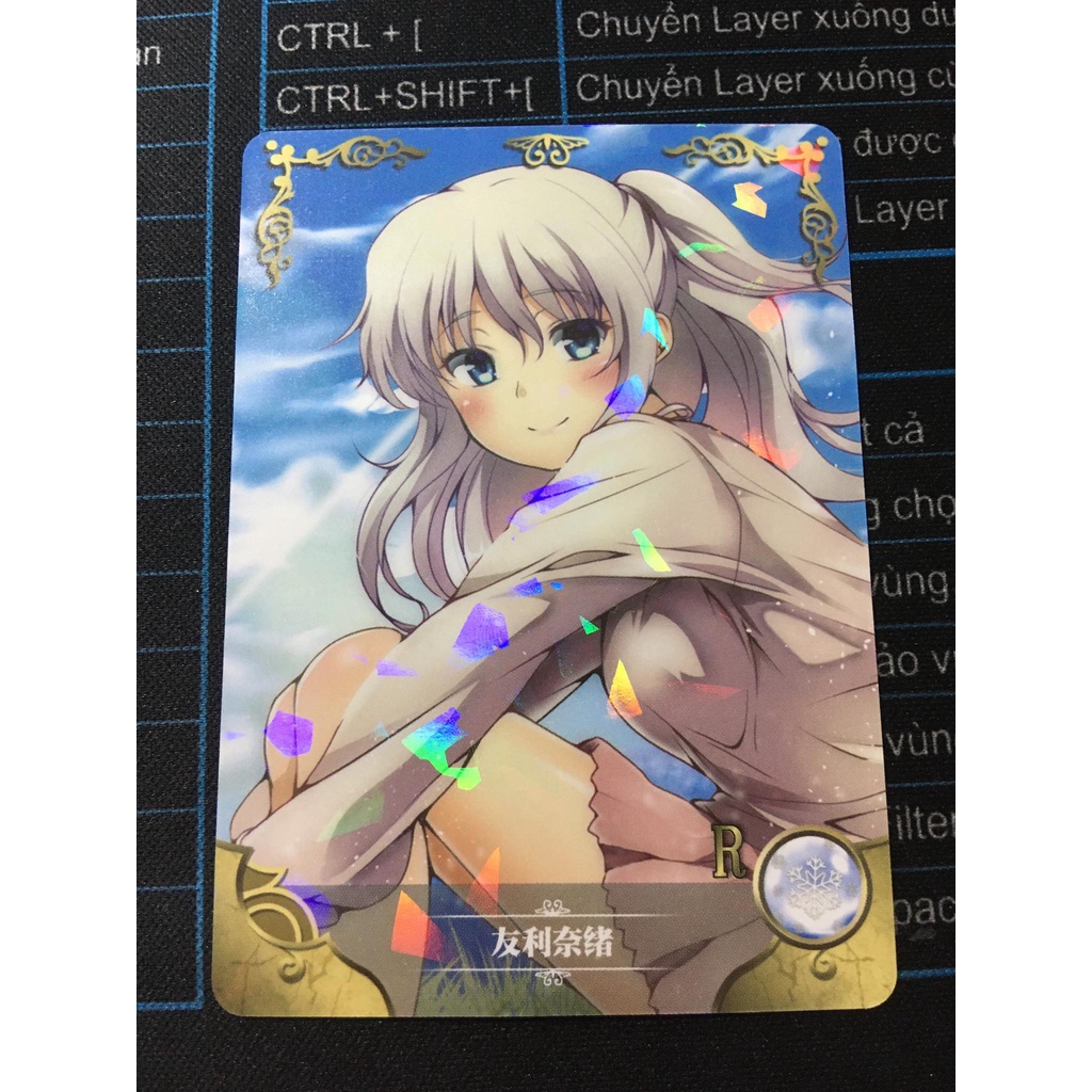 (Rain15) การ์ดมุมมนตัวละคร Nao Tomori