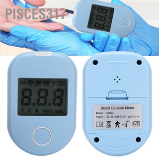 Pisces317 Household Blood Glucose Meter Test Strips Lancet Set for Elderly Pregnant Women