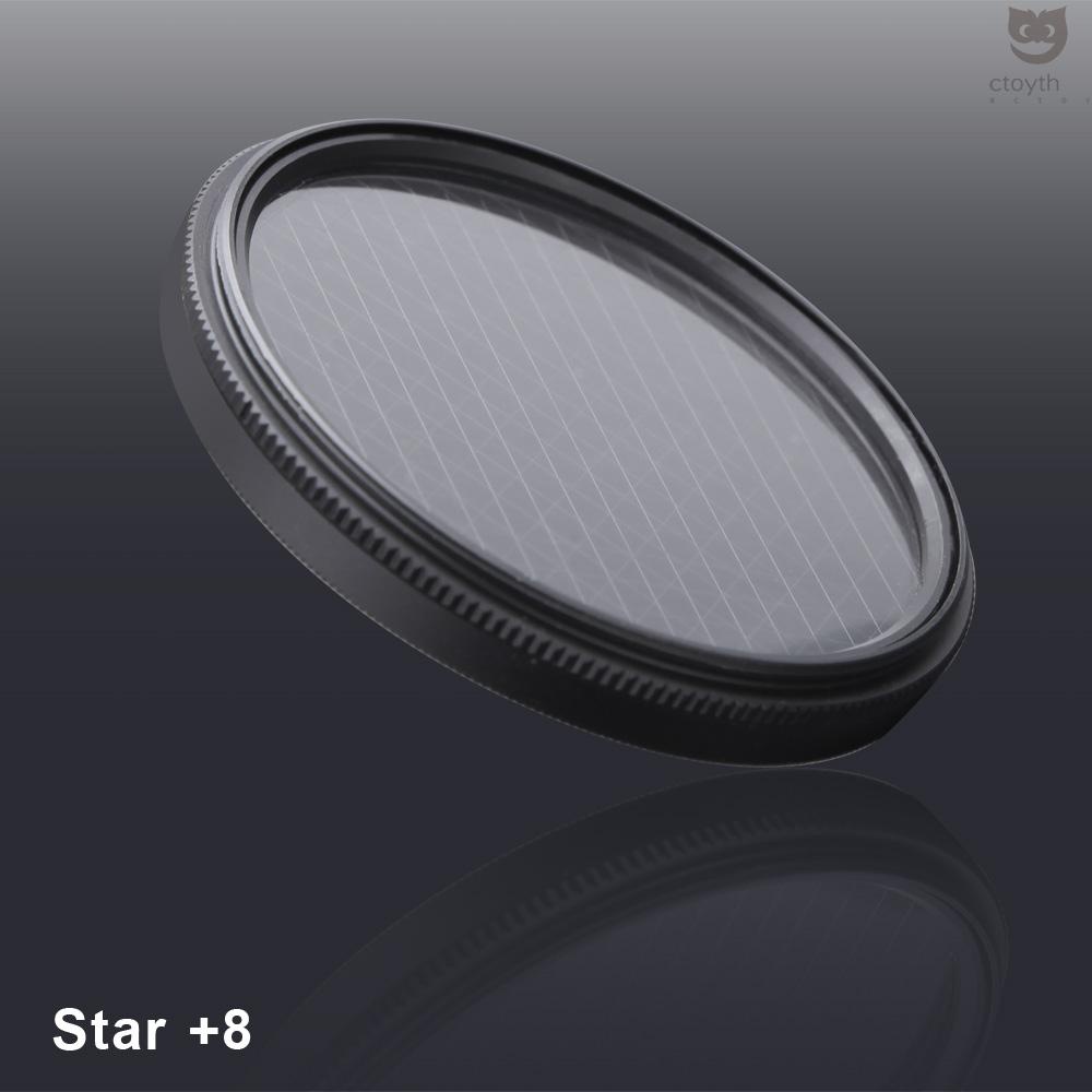 Andoer ชุดฟิลเตอร์กรองแสง UV CPL+Close-Up+4 +Star 8-Point 62 มม. สําหรับ Macro Close-Up Star 8-P #8