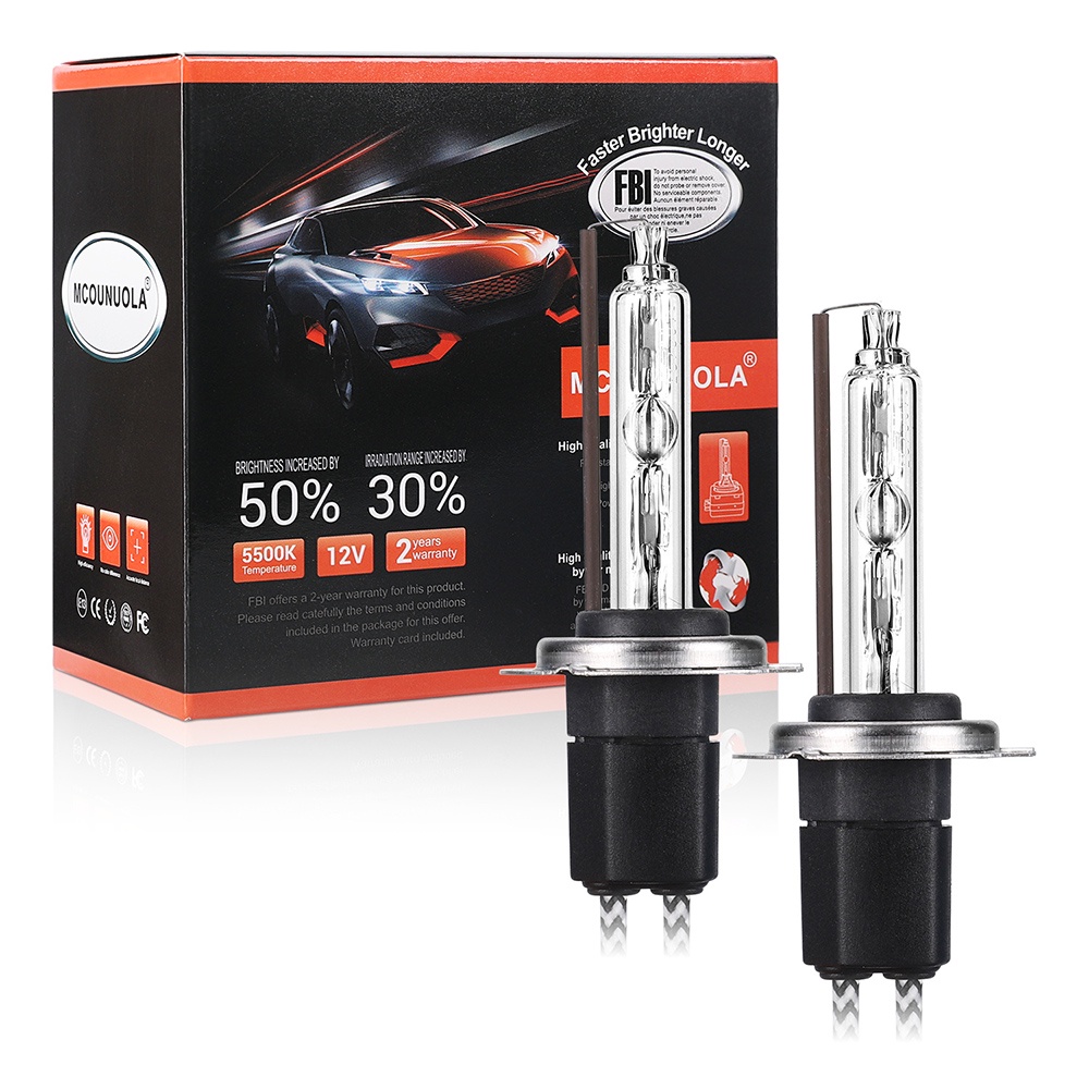 2PCS NEW OEM 55W H1 H3 H11 H7 9006 9005 H4 9012 Xenon HID Bulb 4300K 4500K 5000K 5500K 6000K 8000K H