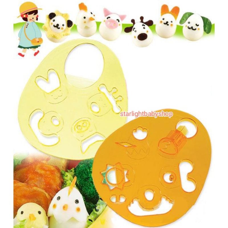 อุปกรณ์เสริม 2 อุปกรณ์เสริม BENTO EGG CUTTERS / DECORATIVE BENTO MOLDS CT02