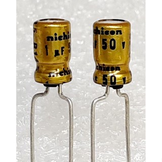 Nichicon SW 1uf 50v (ราคา 3ตัว) Capacitor ตัวเก็บประจุ คาปาซิเตอร์