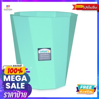 โลตัสถังขยะเหลี่ยมเขียว10ลิตร #917LOTUSS SQUARE BIN GREEN 10 LITERS#917