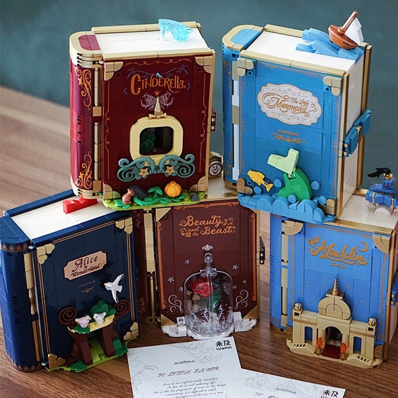 [สินค้าใหม่ ข้อเสนอพิเศษ จํากัดเวลา] บล็อกตัวต่อหนังสือ รูปเมืองเทพนิยาย สามมิติ DIY ของเล่น สําหรับเด็กผู้หญิง ราคา ถูกที่สุด ดีลบีเคเค แกลเลอรีภาพที่ 3