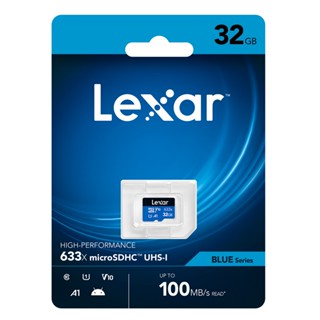 Lexar 32GB 633x Micro SDHC card