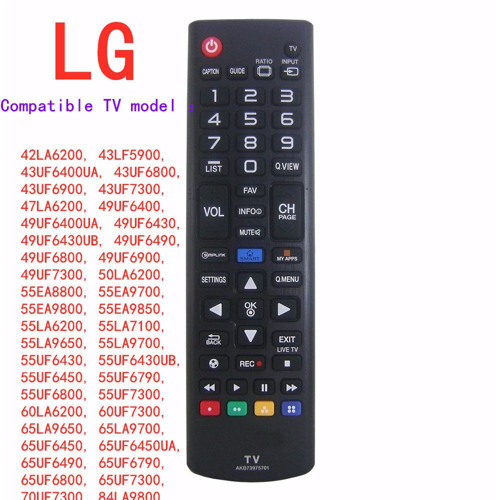 รีโมทคอนโทรล AKB สําหรับ LG TV Mới73975701 ลูกชาย75055701 ลูกชาย73975702 ลูกชาย74475401 ลูกชาย739757