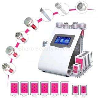 New 9 In 1 Cavitaion Vacuum Ultrasonci 40K Cavitation Body Slimming Beauty Salon Machine For Weight Loss Fat Remove Body