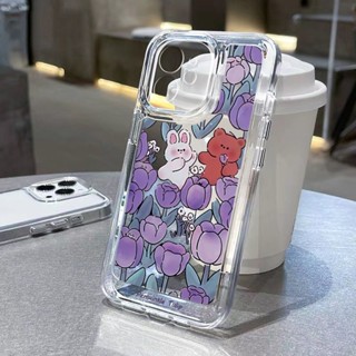 ❤️จัดส่งทันที❤️for เคสไอโฟน 13 เคสไอโฟน11/12/14/13 Pro max X XS XR เคสใส Space Flower Case For iPhone 11,12,13,14,13PM