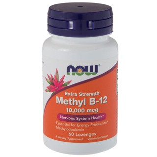 NOW Foods, Extra Strength Methyl B-12, 10,000 mcg, 60 Lozenges