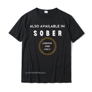 ขายดี!เสื้อยืดผ้าฝ้าย พิมพ์ลายตลก Available In Sober ใส่สบาย เหมาะกับการเล่นฟิตเนส สําหรับผู้ชาย YNR SPN6S-5XL