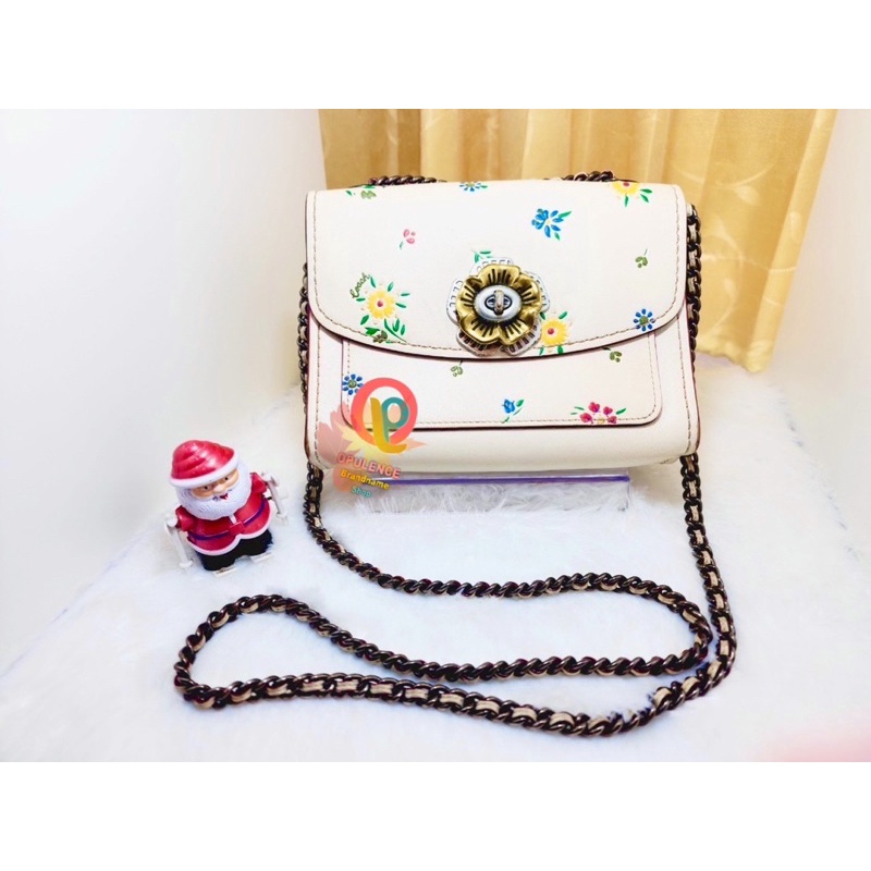 🚫ขายแล้ว🚫Used COACH PARKER MINI CROSSBODY Bag limited แท้ 💯