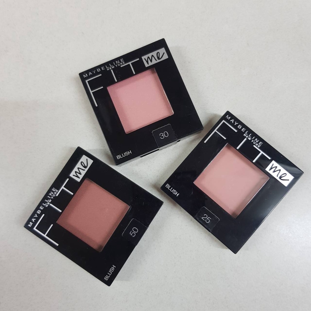 เมย์เบลลีน นิวยอร์ก ฟิต มี บลัช 4.5กรัม รุ่นใหม่ MAYBELLINE NEW YORK FIT ME BLUSH 4.5 G (เครื่องสำอา