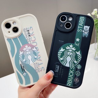 เคส oppo a57 2022 Reno7z Reno7 A96 A76 A74 A16 A15 A93 A94 A95 A54 A5S A3S A7 A7X A12 A8 A9 A5 A52 A92 A72 A 92020 A31 A532020 A32 Reno4 Reno5 Reno6 Reno6z F9 A52020 Y15s Y15a Y17 Y15 Y12 Y11 Y21 Y33S การ์ตูนคู่ สตาร์บัคส์ รนป้องกันกล้อง oppo case