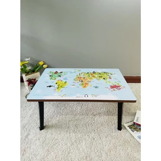 โต๊ะญี่ปุ่นลายรูปแผนที่โลก World map🗺