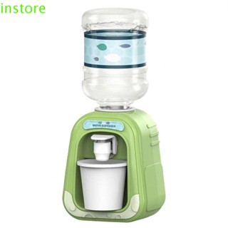 INSTORE Mini Water Dispenser Miniature Life Model Children Drinking Fountain|Pretend Play Toy Educational For Adult Children Water Juice Milk