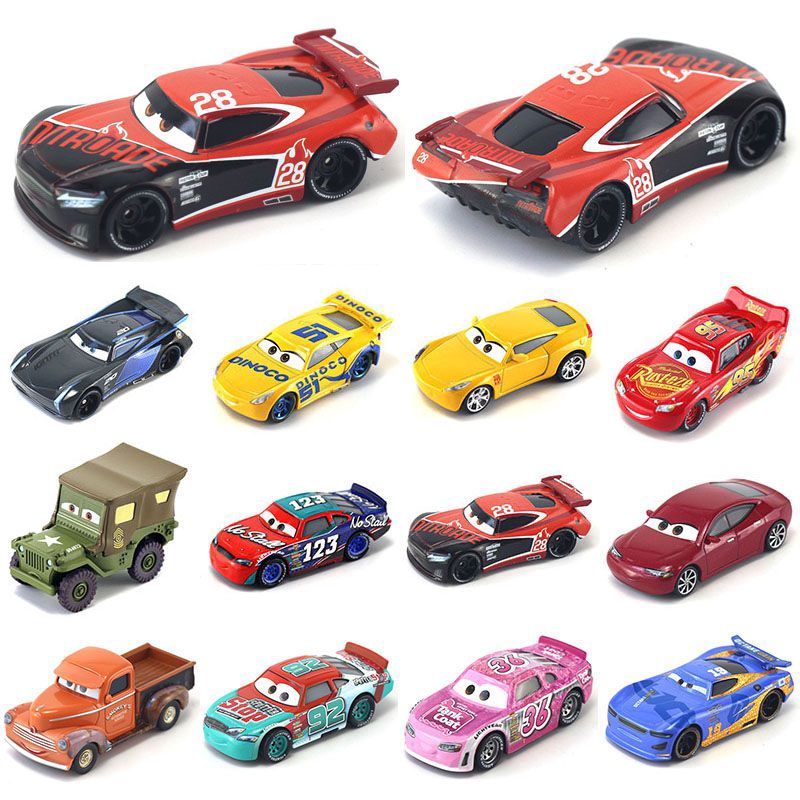 โมเดลรถยนต์โลหะ 3 racers diecast ขนาดมินิของเล่นสําหรับเด็ก