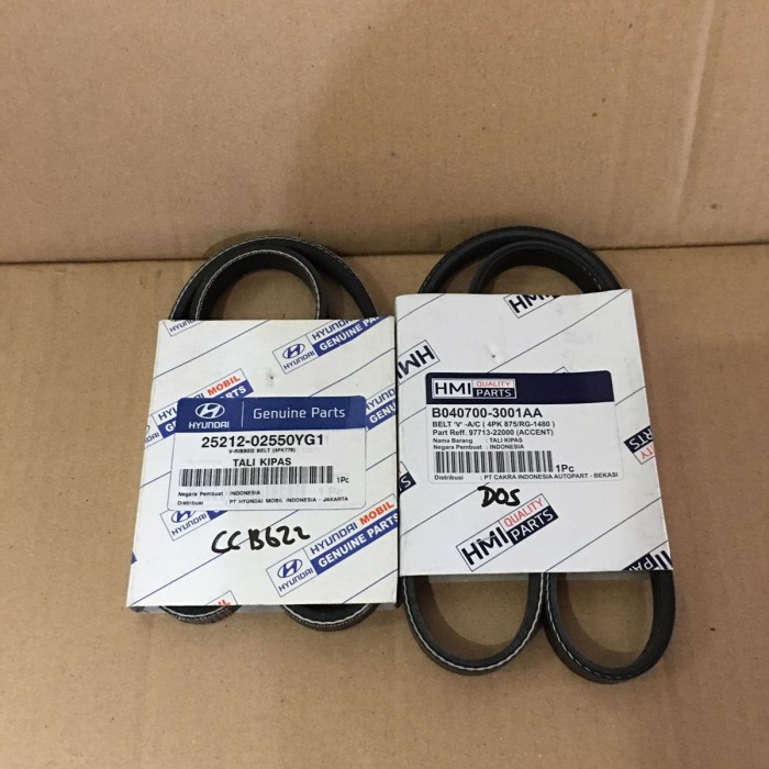 VAN BELT FAN STRAP HYUNDAI ATOZ KIA PICANTO UNDER 2011.