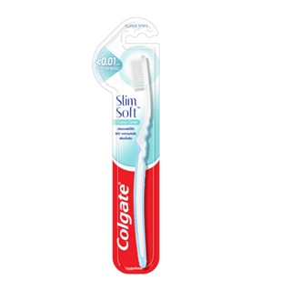 Colgate Toothbrush Slim Soft Deep Clean 1Pkคอลเกตแปรงสีฟันสลิมซอฟท์ดีพคลีนขนแปรงนุ่มพิเศษ