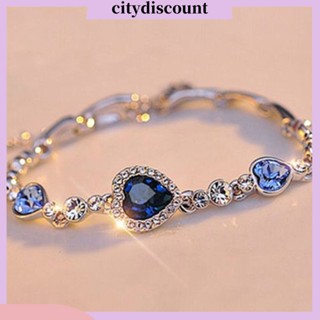 &lt;citydiscount&gt;  สร้อยข้อมือกำไลข้อมือแฟชั่นสำหรับผู้หญิง