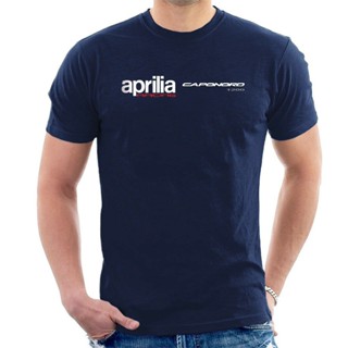 เสื้อยืดแขนสั้น พิมพ์ลาย Aprilia Caponord Inspired Motorcycle Rider M72 พลัสไซซ์ สําหรับผู้ชาย ไซซ์ XS-